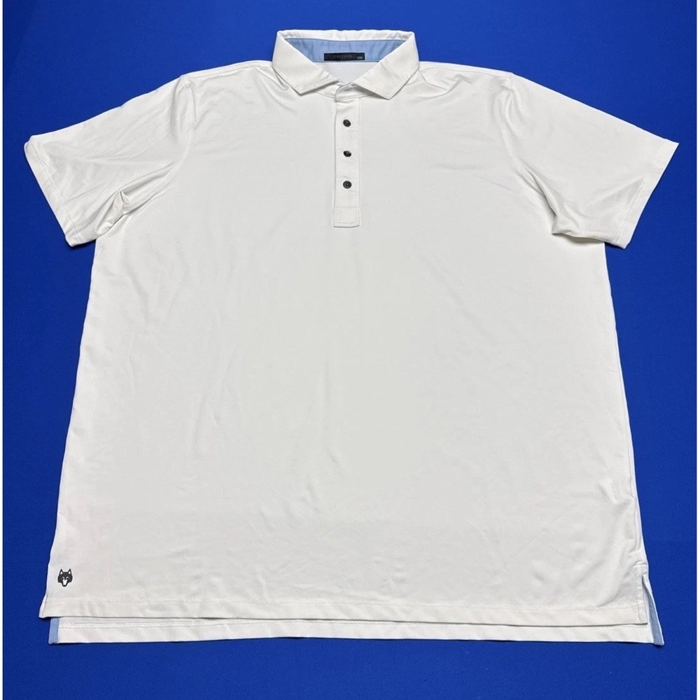 Greyson Clothiers Polo Golf Shirt Performance Stretch Men's Size XXL White